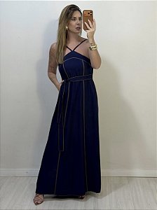 VESTIDO SUELEN AZUL MARINHO (AR26-1007)