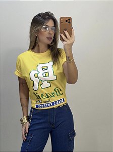 BLUSA BRASIL AMARELA (AR26-1040)
