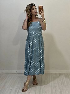 VESTIDO TAMARA POÁ VERDE (AR26-1335)
