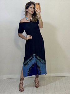 VESTIDO ARTESANAL AZUL (AR26-1457)