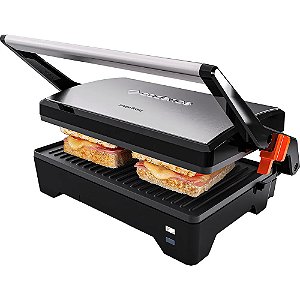 Grill Cadence Inox Chapa Firme GRL621