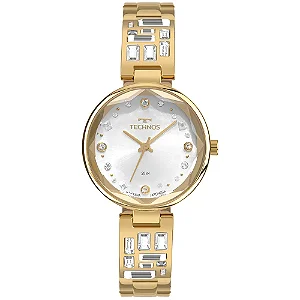 Relógio Technos Feminino Elegance Crystal Dourado 2036NAV/1K