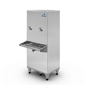 Bebedouro industrial de coluna 50 litros em aço inox - B50 110V 220V