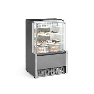 Vitrine Refrigerada P/bolos Tortas Gpea75r Prata