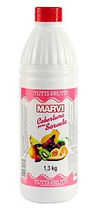 Cobertura P/sorvete Tutti-frutti 1,3kg Marvi