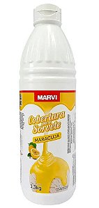 Cobertura P/sorvete Maracujá 1,3kg Marvi