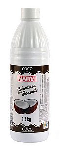 Cobertura P/sorvete Coco 1,3kg Marvi
