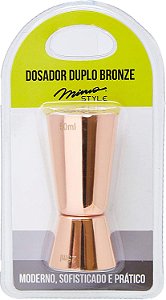 Dosador Duplo Bronze Mimo Style Ac1848bz
