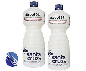 Alcool Liquido Santa Cruz 96 1l