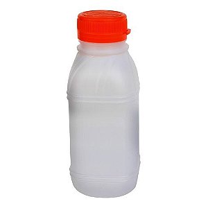 Garrafa Para Suco 200ml C/tampa Laranja C/100unidades