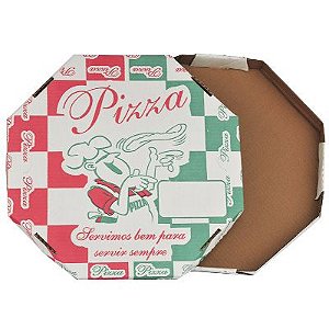 Caixa P/pizza 30cm Impressa C/25unidades