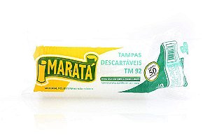 Tampa Descartavel Maratá Para Copos 250/300ml C/50unidades