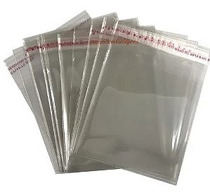 Saco Plástico Adesivo 4x7cm C/100unidades