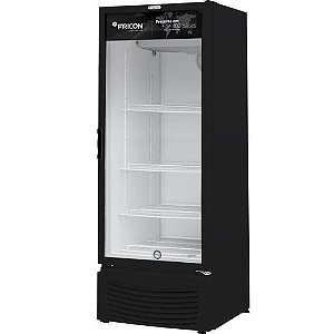 Refrigerador Vertical 402litros Preto P/vidro Vcfm402-2v999