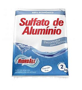 Sulfato Alumínio P/piscina Hidroall 2kg