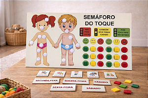 Semáforo do Toque – Educação e Limites Corporais para Crianças