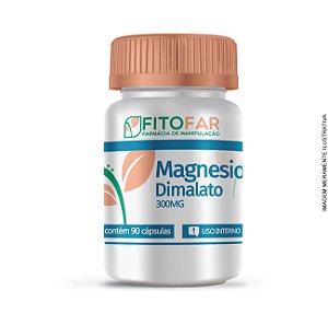 Magnesio Dimalato - 300MG - 90 CÁPS