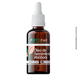 Óleo de Semente de Abóbora - 20ml - Fitofar
