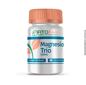 Magnésio Trio - Fitofar - 550mg