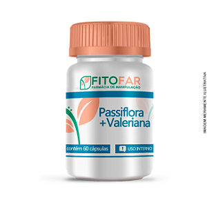 Passiflora 250MG + Valeriana 50MG - Fitofar