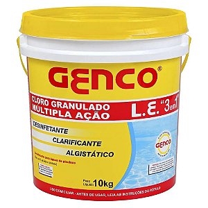 CLORO GRANULADO 3X1 GENCO 10 KG