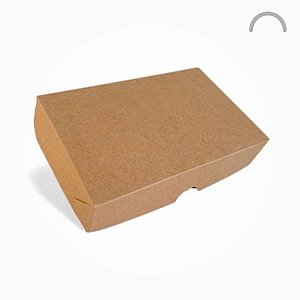 Caixa para Presente Baú Kraft - 19x12x4cm - 20 unids.