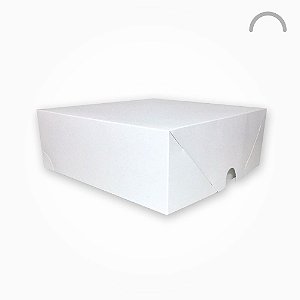 Caixa Delivery Branca Quadrada M - 22x22x8cm - 20 unids