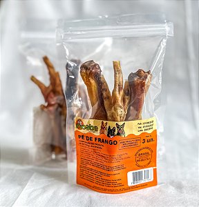 Pé de Frango Desidratado - 3un