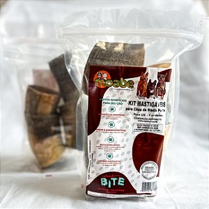 Kit Mastigáveis para Cães de MÉDIO PORTE - 4un