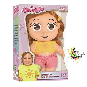 Boneca Articulada da Youtuber MC Divertida de 27cm baby brink