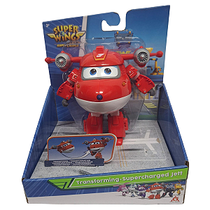 Avião Super Wings Transforming - Supercharged Jett