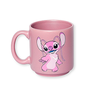 Caneca Mini Tina Angel Stitch 100ml Disney Zona Criativa