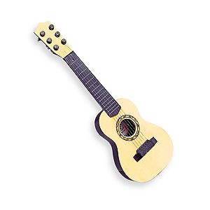 Mini Violão Infantil Brinquedo 6 Cordas de Aço