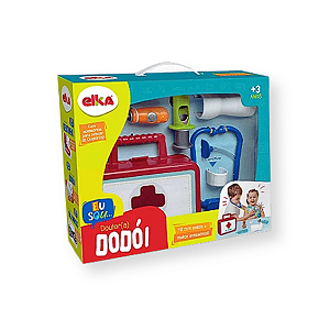 Brinquedo Kit Médico Infantil Doutor Dodói Profissões Elka