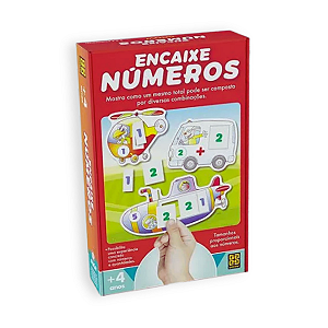 Jogo Educativo Encaixe Números Brincando e Aprendendo Grow