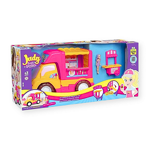 Brinquedo Food Truck Sorveteria da Judy com Boneca