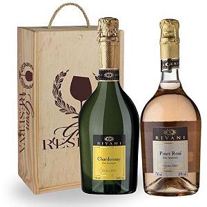 Kit Rivani Rosé Pinot Noir + Chardonnay (na caixa)