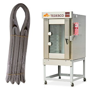 BORRACHA PARA FORNO TEDESCO 10 ESTEIRAS - FTT-300 - JOPEB LOJA VIRTUAL
