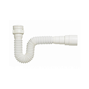 Sifão Extensivel Universal Economico Branco 70 Cm