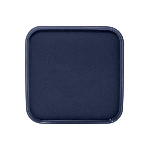 Prato Porcelana Nórdica Azul Escuro Matt 21x21x2 cm
