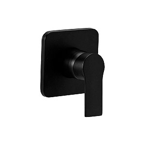 Acabamento P/ Chuveiro Monocomando Slim Black