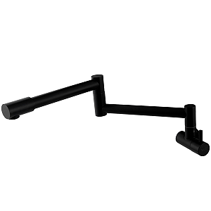 Torneira Articulada Parede Black Premier