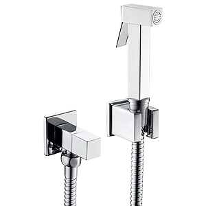 Ducha Higiênica Full Metal com Registro 1/4 de Volta