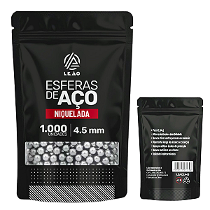 Esfera Metal Aco Niquel 4.5mm - 1000 unidades