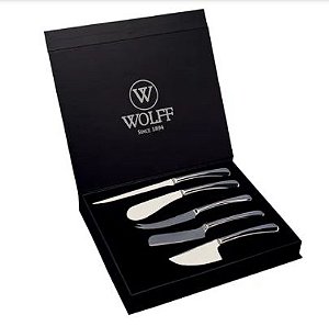  Jogo de facas para queijo 5 peças inox – Wolff