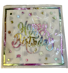 Guardanapo Metalizado HB