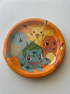 Pratos Pokémon 08 unidades