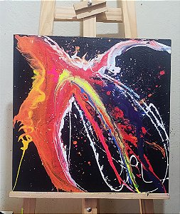 Abstrato Black e vermelho