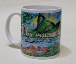 Caneca Praia de Botafogo vista do Cristo