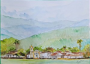 Aquarela Paraty Enceada